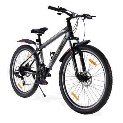 [Extra Rs 2749 OFF] Urban Terrain UT1000 Steel Cycle 27.5 inch MTB (Black)
