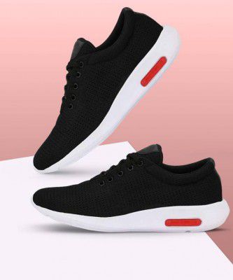 URBANBOX  Sneakers Walking Shoes For Men (Black, White)