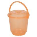 Urbane Home Bucket | 13 LTR | SUPER-013 | Transparent Orange...