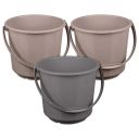 Urbane Home Bucket | Plain Bucket 5 LTR | Pack of 3...
