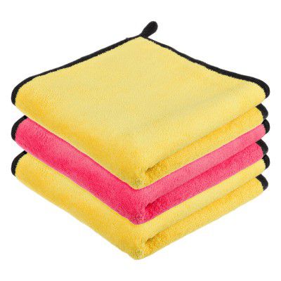 Urbane Home Cleaning Towel | 40x40 | Pack of 3 | Multi