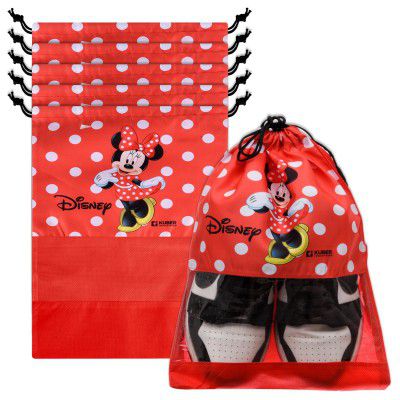 Urbane Home Disney Minnie Shoe Cover | Pack of 6