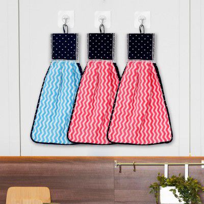 Urbane Home Napkin | Washbasin Hanging Napkin | Pack of 3 | Multi