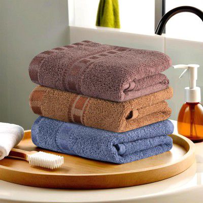 Urbane Home Pack of 3 Cotton Hand/Face Towels for Men & Women
