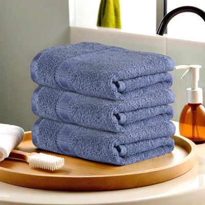 Urbane Home Pack of 3 Cotton Hand/Face Towels for Men & Women