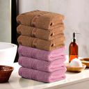 Urbane Home Pack of 6 Cotton Hand/Face Towels for Men & Women...
