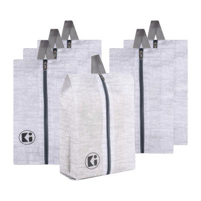 Urbane Home Pack of 6 Shoe Bag For Travel | Drawstring Footwear Pouches