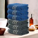 Urbane Home Pack of 6 Soft Cotton Face Towels for Men & Women...
