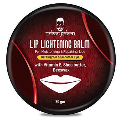 Urbangabru Lip Balm /Scrub For Lightening & Brightening Dark Lips with shea butter, beeswax & vitamin-E( both Men & Women)- 20g