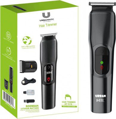 UrbanHTC AT 519 Cordless Professional Hair Trimmer Waterproof Stainless Steel Blade Trimmer