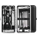 URBANMAC Manicure Pedicure 16 Tools Set Nail Clippers Stainless Steel Professional Nail Scissors Grooming Kits, Nail Tools...