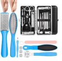 URBANMAC Pedicure Kits - Callus Remover for Feet, 23 in 1 Professional Manicure Set Pedicure Tools Stainless Steel Foot Care, Foot File Foot Rasp Dead Skin for Women Men Home Foot Spa Kit, Blue...