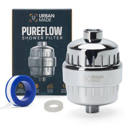 Urbanmade Hard Water Softener for Home Water Softener for Bathroom Shower