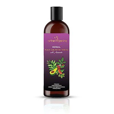 Urbanorganics Herbal Hair Growth Serum For Hairfall Control, Hair Smoothening, Softening100 ML