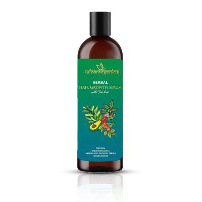 Urbanorganics Herbal Hair Growth Serum For Hairfall Control, Hair Smoothening, Softening100 ML (Tea Tree)