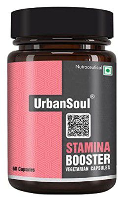 UrbanSoul Stamina Booster Capsules. 60 Vegetarian Caps, To keep you mentally and physically fit and energetic.