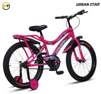 URBANSTAR 20T BENZO Model Kids Cycle (Single Speed- Pink-Rigid, Fork)