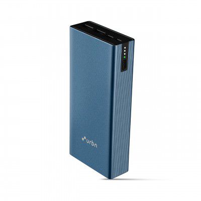 URBN 20000 mAh 20W Super Fast Charging Metal Power Bank Type C Cable Included