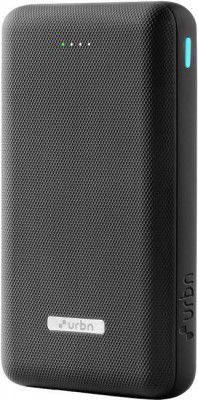 URBN 20000 mAh 35 W Ultra Compact Power Bank (Black, Lithium Polymer, Fast Charging for Laptop, Mobile, Smartband, Smartwatch, Speaker, Tablet)