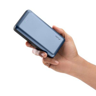 URBN 20000 mAh Li-Polymer Ultra Compact Power Bank | 12W Fast Charge (Blue)