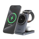 URBN Qi2 Certified 3-in-1 MagSafe Wireless Charging Stand | Foldable Charger for Apple iWatch, AirPods, iPhone 16/16 Pro/16 Plus/15/15 Pro Max & Qi-Compatible Smartphones | Sleek Design...