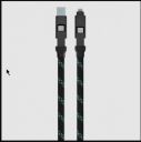 urbn Quad Type A, Type C to Type C, Lightning 1 Feet (0.3M) 4-in-1 Cable (Nylon Braided, Black)...