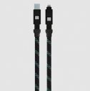 URBN Quad Type A, Type C to Type C, Lightning 3.9 Feet (1.2M) 4-in-1 Cable (Nylon Braided, Black)...