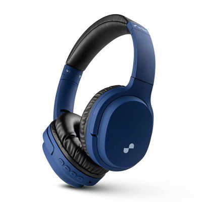 URBN Thump 550 HD Sound Deep Bass Wireless Bluetooth Headphone with in-Built Mic (Blue)