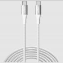 urbn Type C to Type C 3.9 Feet (1.2M) Cable (Tangle Free Design, White)...