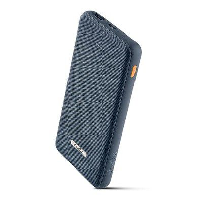 URBN Ultra Slim Power Bank 10000mAh Lithium Polymer with Dual Port & Type C - Purple | 6 Months Warranty - Blue