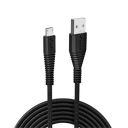 URBN USB Micro 3.4A Fast Charging Cable - 5ft, Unbreakable Nylon Braided, Quick Charge Compatible with Samsung & Micro USB Devices, Data Transfer, Tangle-Free - Black...