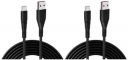 URBN USB Type-C 3.4A Fast Charging Cable - 5ft | Unbreakable Nylon Braided - Black...