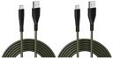URBN USB Type-C 3.4A Fast Charging Cable (5ft) - Unbreakable Nylon Braided - Rugged Cable - Camo...