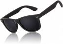 US DESIRE Matte Black Wayfarer Lover Unisex-Adult Polarized Full Rim Sunglasses...