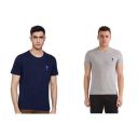 US Polo Association Athleisure Mens Solid Regular Fit T-Shirt (I633-195-PL_Navy_Medium) and Mens Solid Regular Fit T-Shirt...