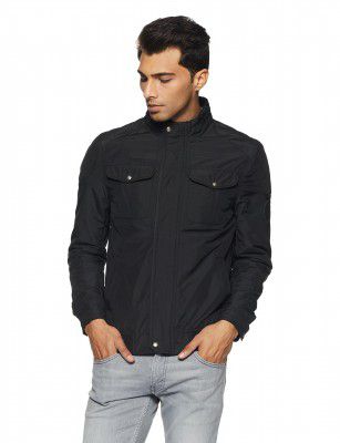 US Polo Association Boy's Regular Fit Jackets (UJJK5082-Blue-Large_Blue_S)