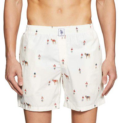 US Polo Association Mens Printed Boxers
