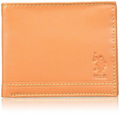 US Polo Association Tan Leather Mens Wallet (USAW0064)