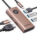 USB C Hub, ORICO 5-in-1 USB C Docking Station with 4K HDMI, 60W Power Delivery, USB 3.0 5 Gbps and 2 USB 2.0 Data Ports USB C Dock for MacBook Air, MacBook Pro, XPS, and More...