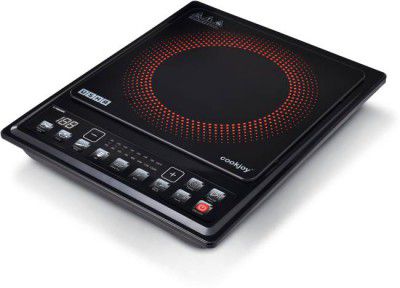 USHA 1350 W Induction Cooktop Push Button (Black, CJ1350WPC)