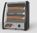 Usha 2 Rod 800 Watt Quartz Heater with Low Power Consumption and Tip Over Protection (4302N, Grey)...