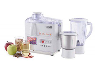 Usha 3345 450-Watt Juicer Mixer Grinder with 2 Jars