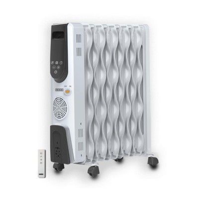 [Extra Rs 694 OFF] USHA 4309 FSE PTC Oil Filled Radiator | 2000W + 400W Fan | Overheat & Tip-Over Protection | 2 Year Warranty