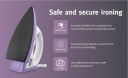 USHA Armor AR1100WB 1100 W Dry Iron with Black Weilburger Soleplate...