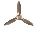 USHA Bloom Daffodil 1250mm|BEE Star Rated | Goodbye Dust Ceiling Fan | 2 Year Warranty | (Sparkle Golden and Brown) Pack of 1...