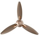 Usha Bloom Daffodil Goodbye Dust Ceiling Fan 1250mm, Sparkle Golden and Brown...
