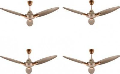 USHA CF1250MM BLOOM DAFFODIL SPARKLGOLD&BRGBD 1250 mm 3 Blade Ceiling Fan 