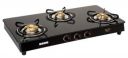 Usha EB GS3 001 Cooktop Ebony 3001 (Black), Open, 3 Burner...