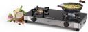 USHA EBONY NEO 2003 SS 2BURNER Glass  ...