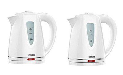 Usha EK 3315 Electric Kettle 1 L, 1200 Watt (White) Pack of 2